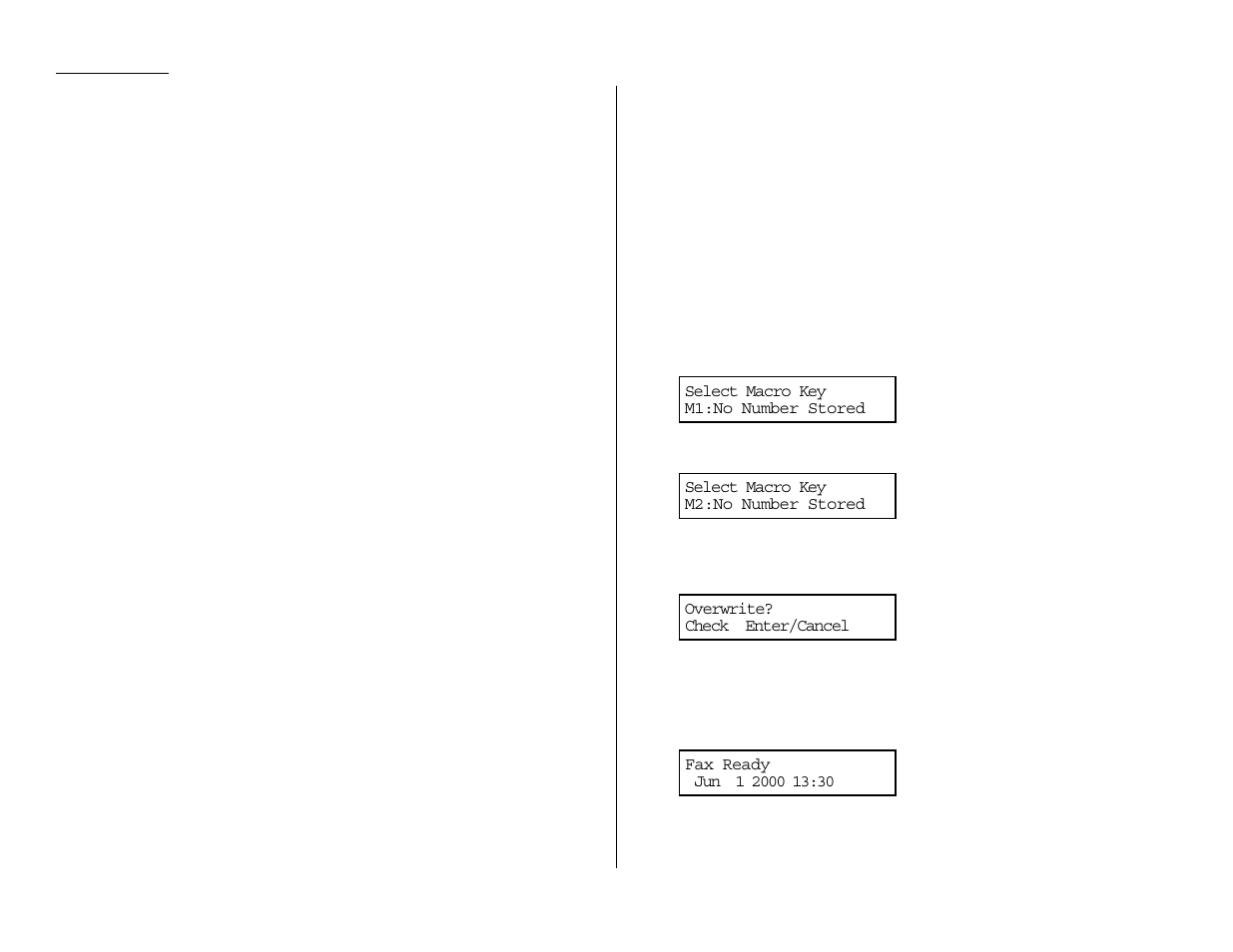 Macro keys | Muratec MFX-1200 User Manual | Page 71 / 156