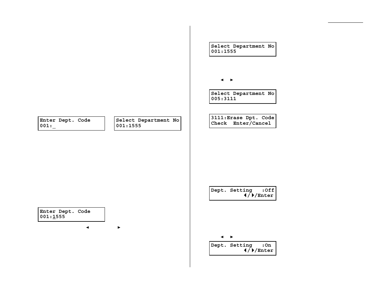 Using department codes | Muratec MFX-1300/1700 User Manual | Page 108 / 154