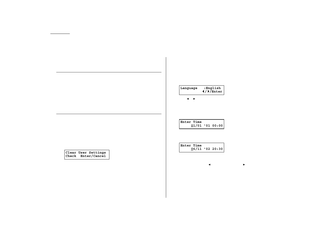 Easystart (initial settings), Getting started, Clearing stored settings | Entering initial settings | Muratec MFX-1300/1700 User Manual | Page 29 / 154