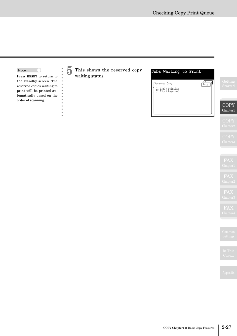 Jobs waiting to print | Muratec MFX-2830 User Manual | Page 107 / 471