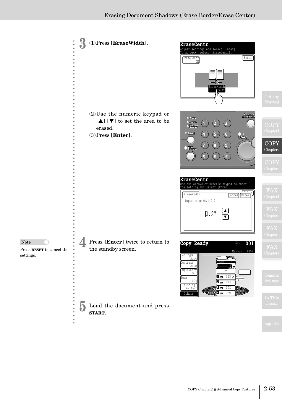 Erasecentr, Copy ready 001 | Muratec MFX-2830 User Manual | Page 133 / 471