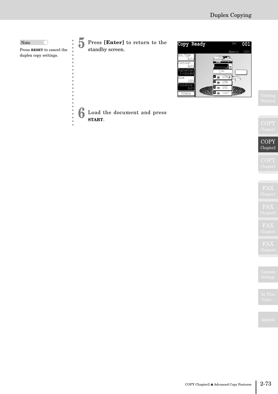 Copy ready 001 | Muratec MFX-2830 User Manual | Page 153 / 471