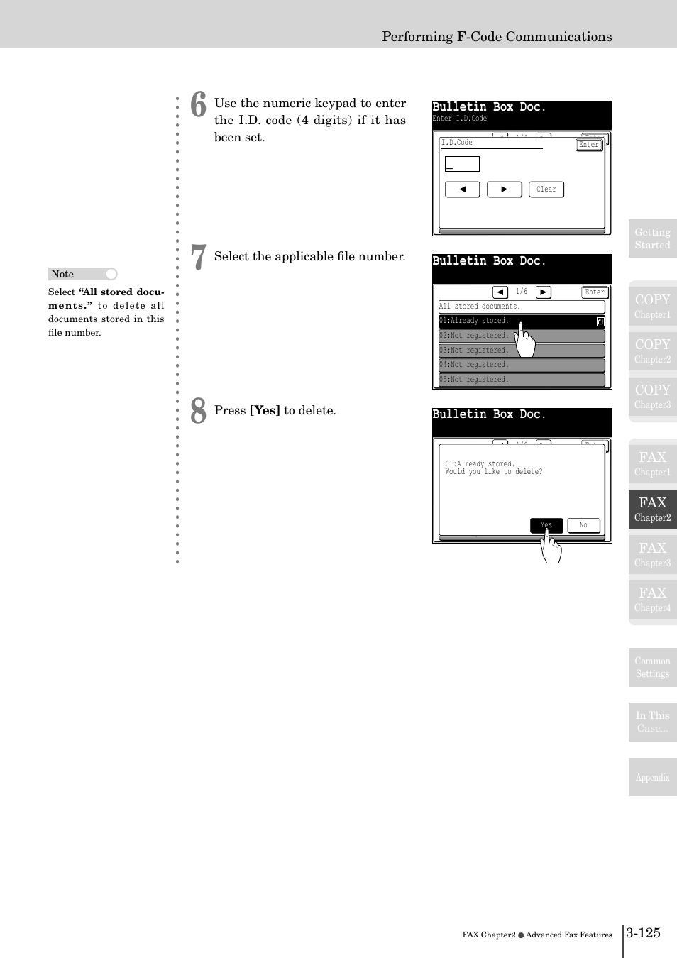 Bulletin box doc | Muratec MFX-2830 User Manual | Page 303 / 471
