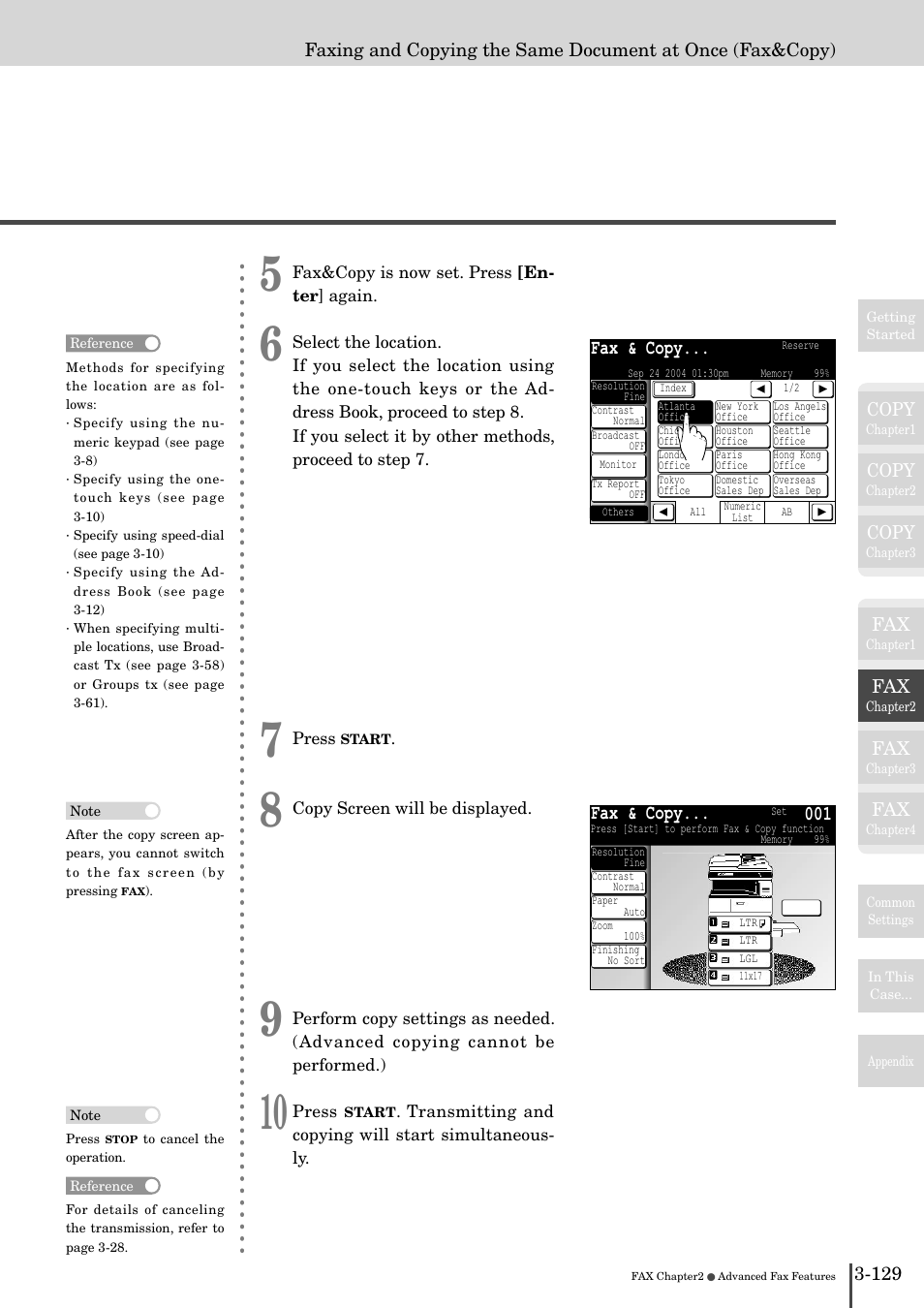 Fax & copy | Muratec MFX-2830 User Manual | Page 307 / 471