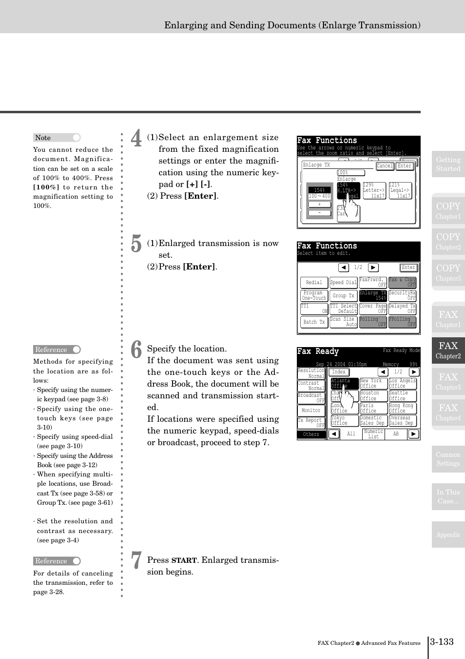 Fax functions, Fax ready, Copy | Muratec MFX-2830 User Manual | Page 311 / 471