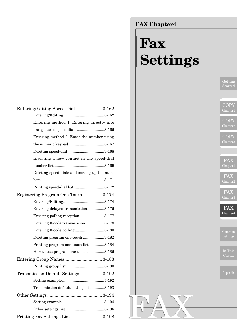 Fax settings | Muratec MFX-2830 User Manual | Page 339 / 471