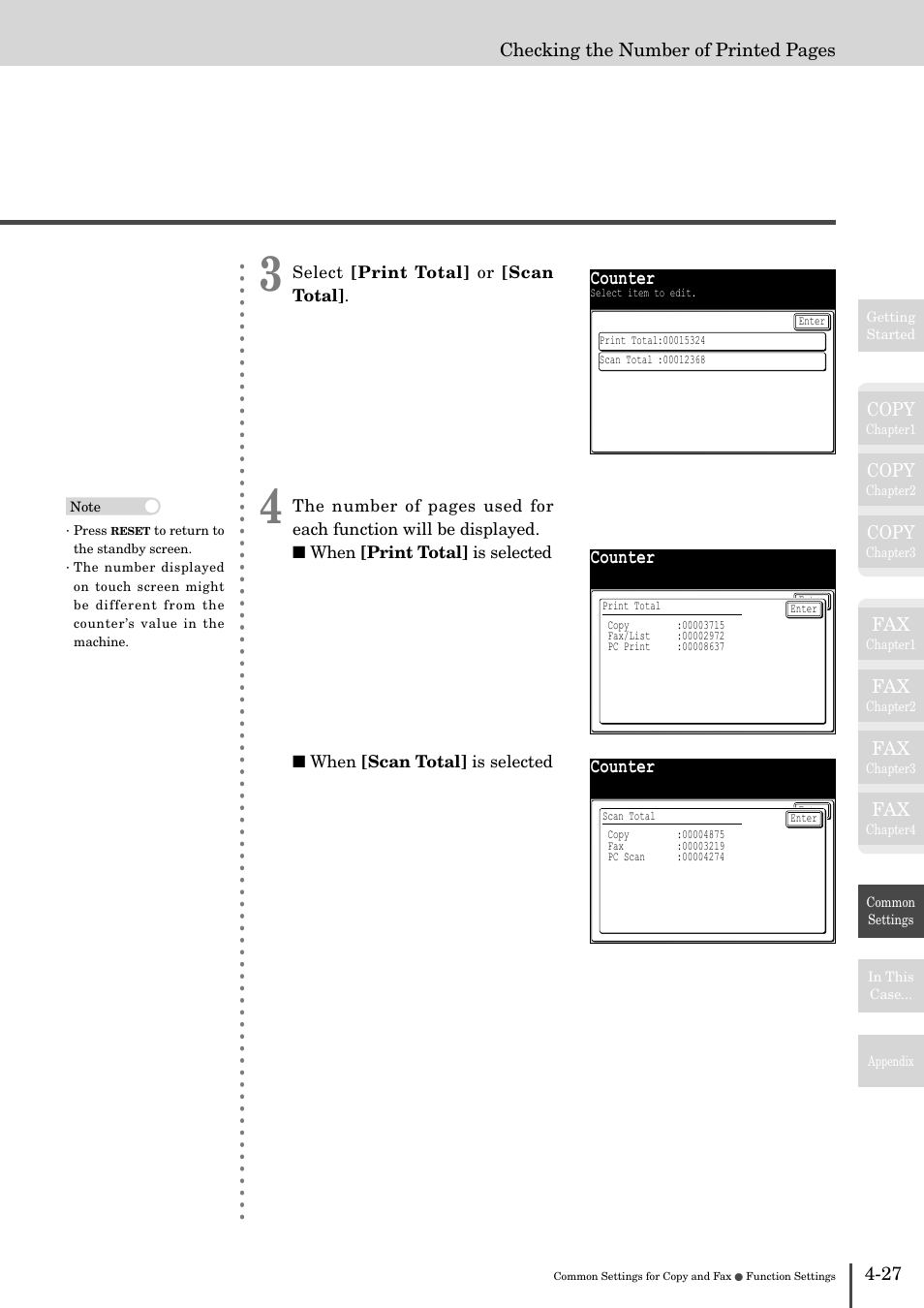 Counter | Muratec MFX-2830 User Manual | Page 405 / 471