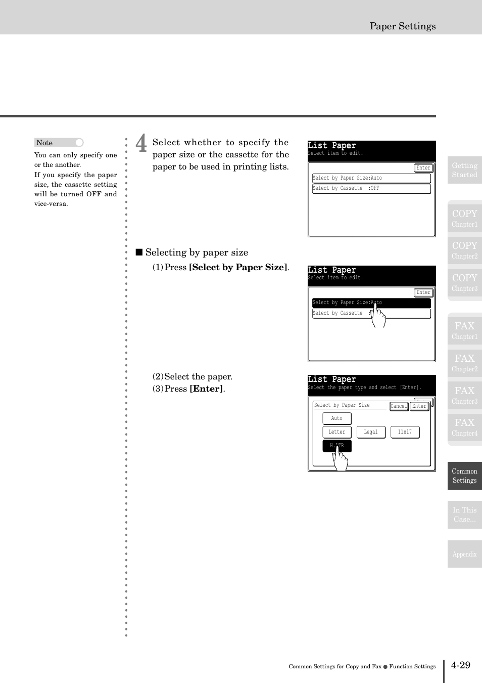 List paper | Muratec MFX-2830 User Manual | Page 407 / 471