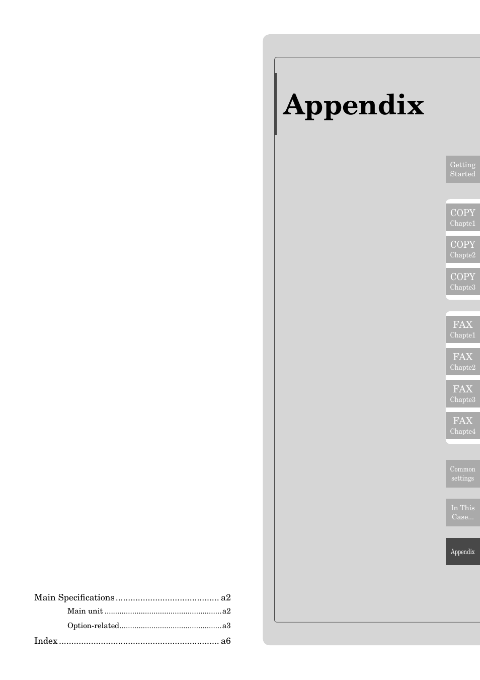 Appendix | Muratec MFX-2830 User Manual | Page 463 / 471