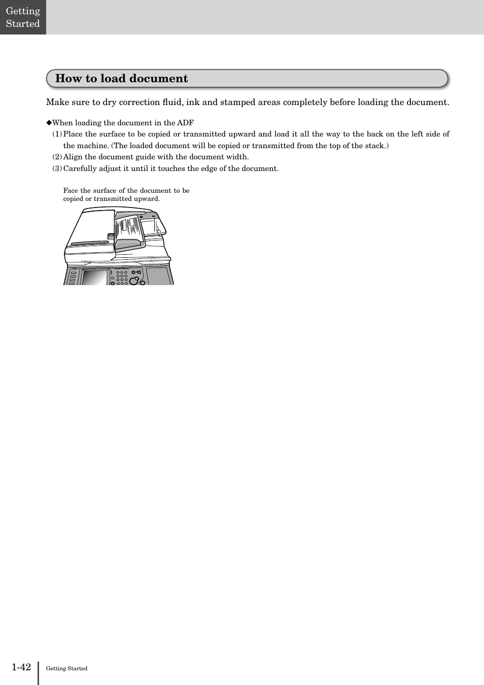 How to load document -42, How to load document | Muratec MFX-2830 User Manual | Page 60 / 471