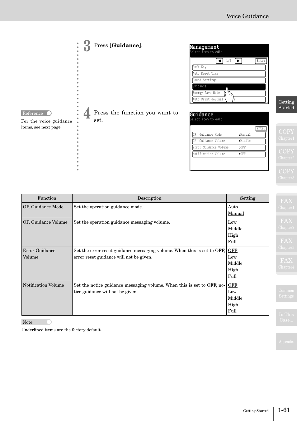 Management, Guidance | Muratec MFX-2830 User Manual | Page 79 / 471