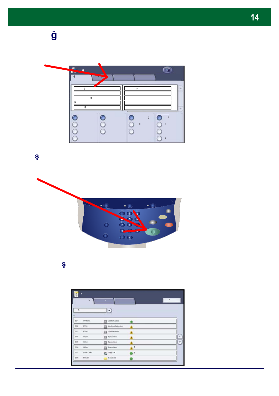 Basit a ğ tarama | Xerox DocuColor 252  EU User Manual | Page 16 / 129