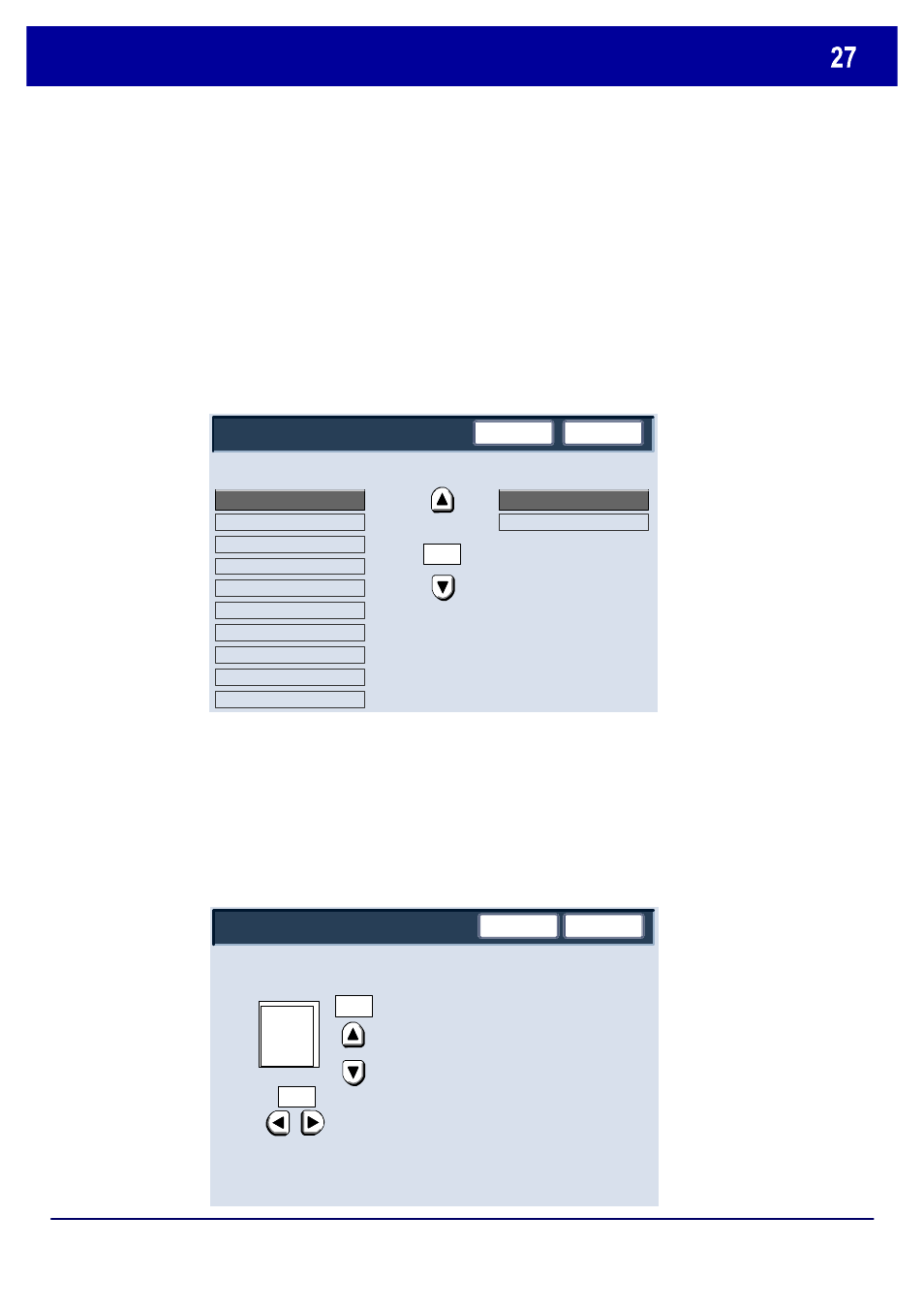 Mise en place des supports, Magasin 1, Magasin 1 - type de papier | Xerox DocuColor 252  EU User Manual | Page 61 / 129