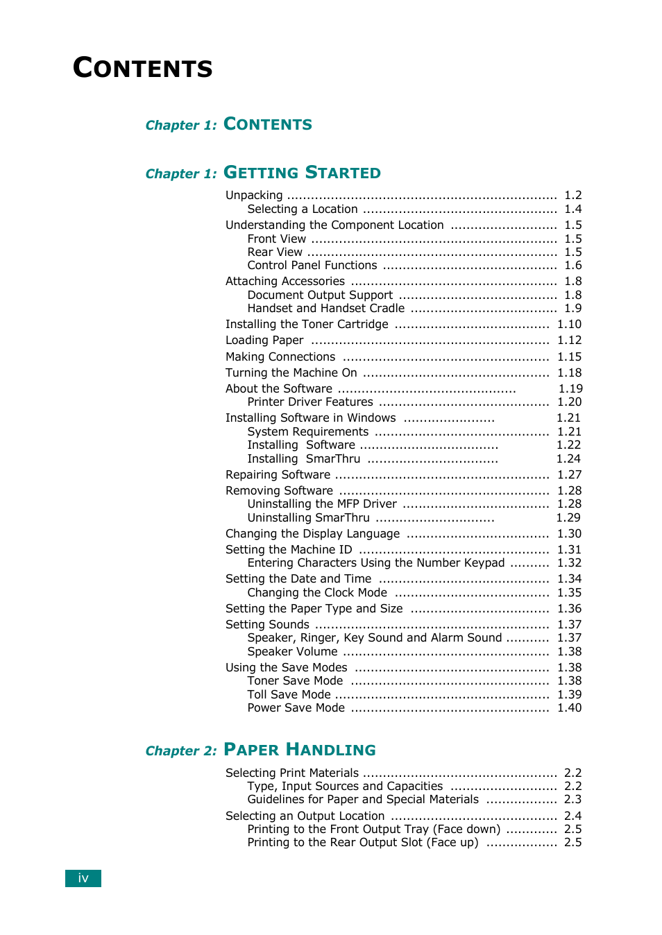 Muratec F-114 Series User Manual | Page 3 / 211
