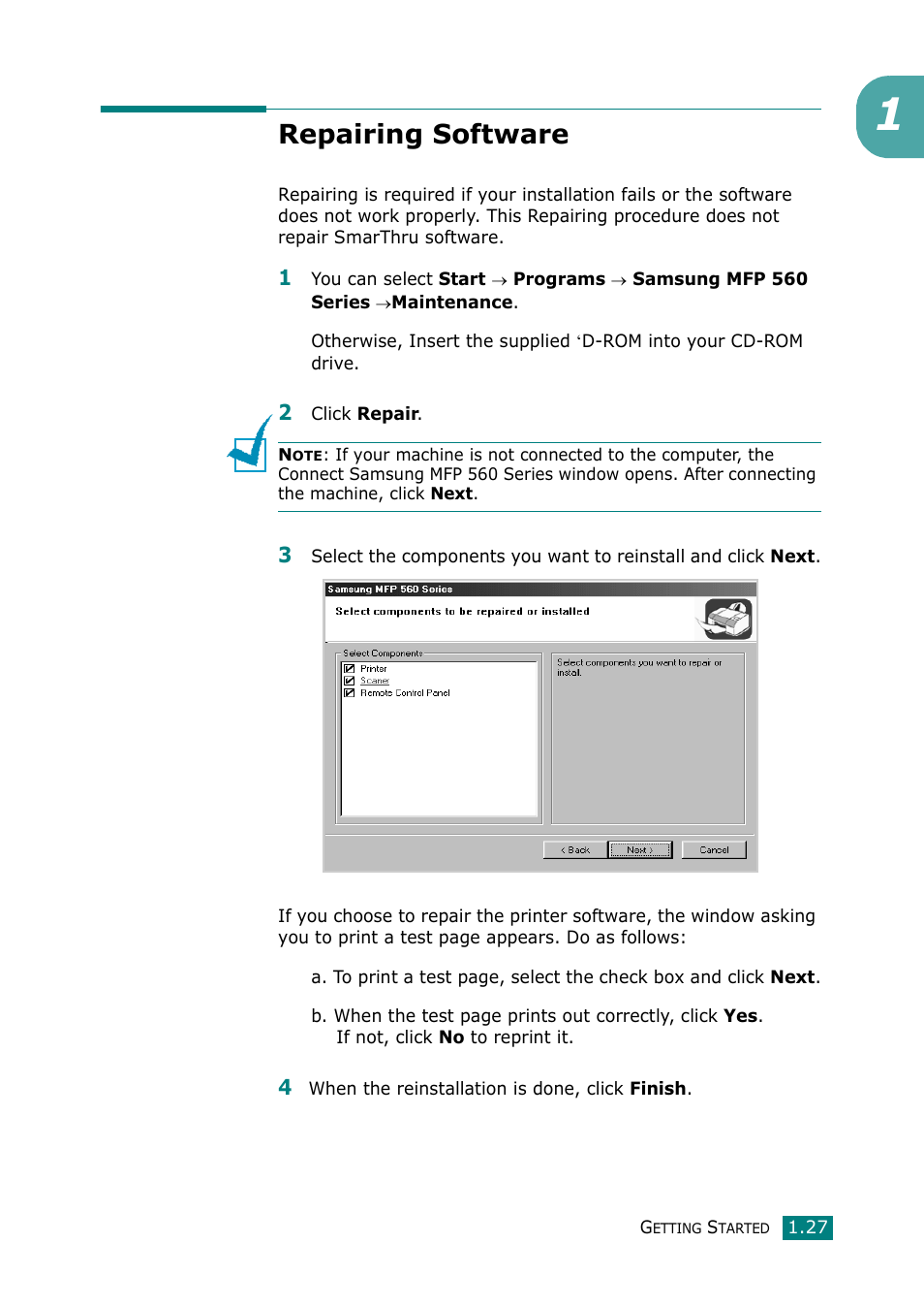 Repairing software | Muratec F-114 Series User Manual | Page 40 / 211