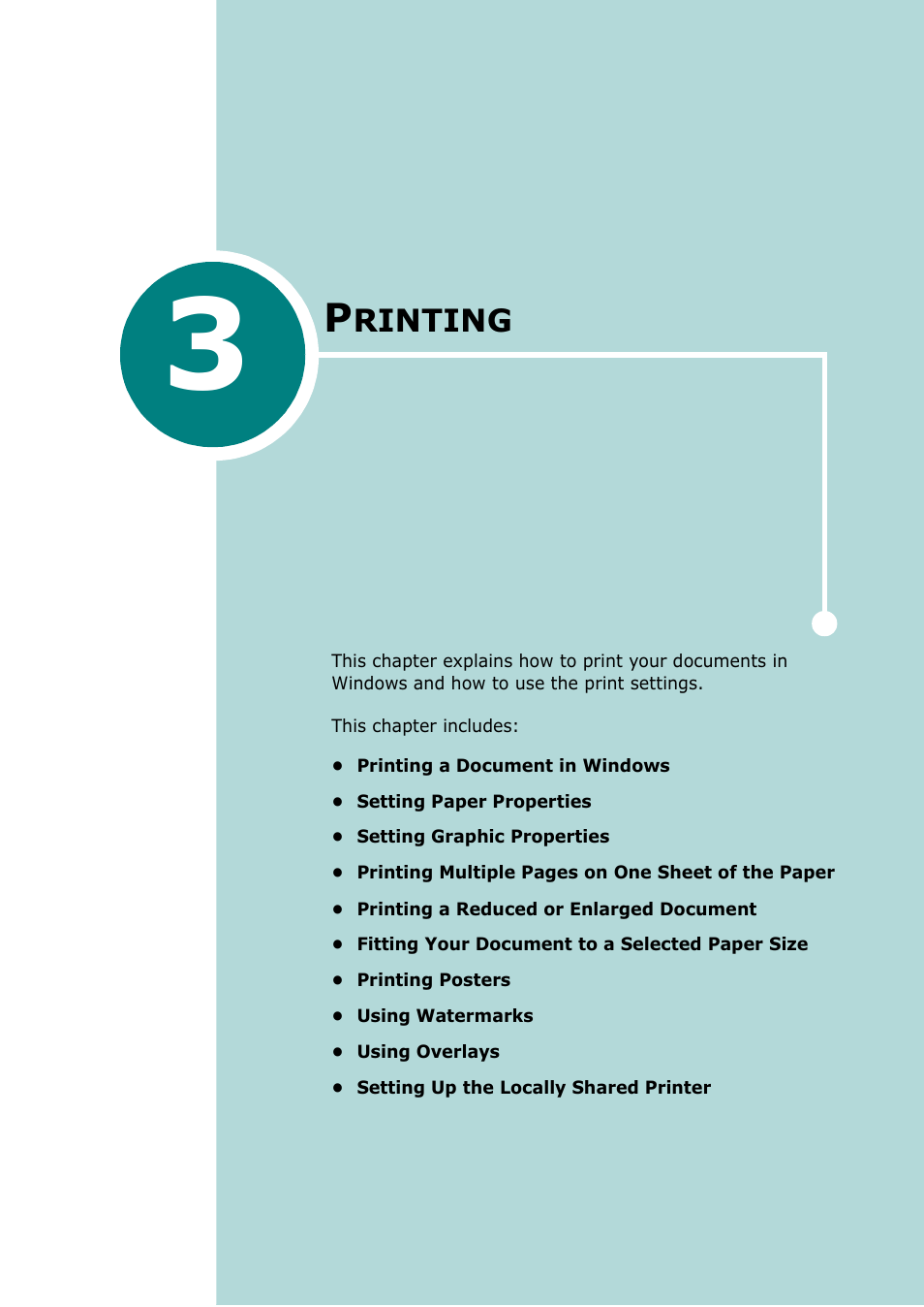 Printing, Chapter 3, Rinting | Muratec F-114 Series User Manual | Page 64 / 211