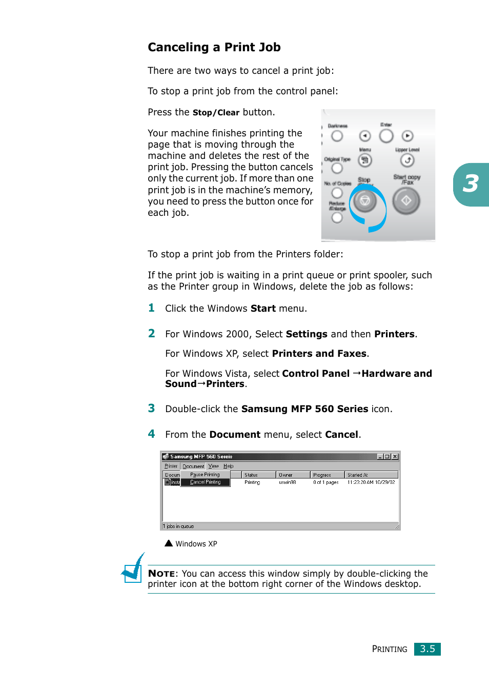 Canceling a print job | Muratec F-114 Series User Manual | Page 68 / 211