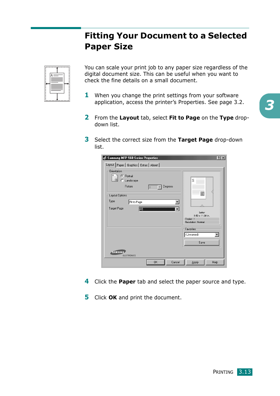 Fitting your document to a selected paper size | Muratec F-114 Series User Manual | Page 76 / 211