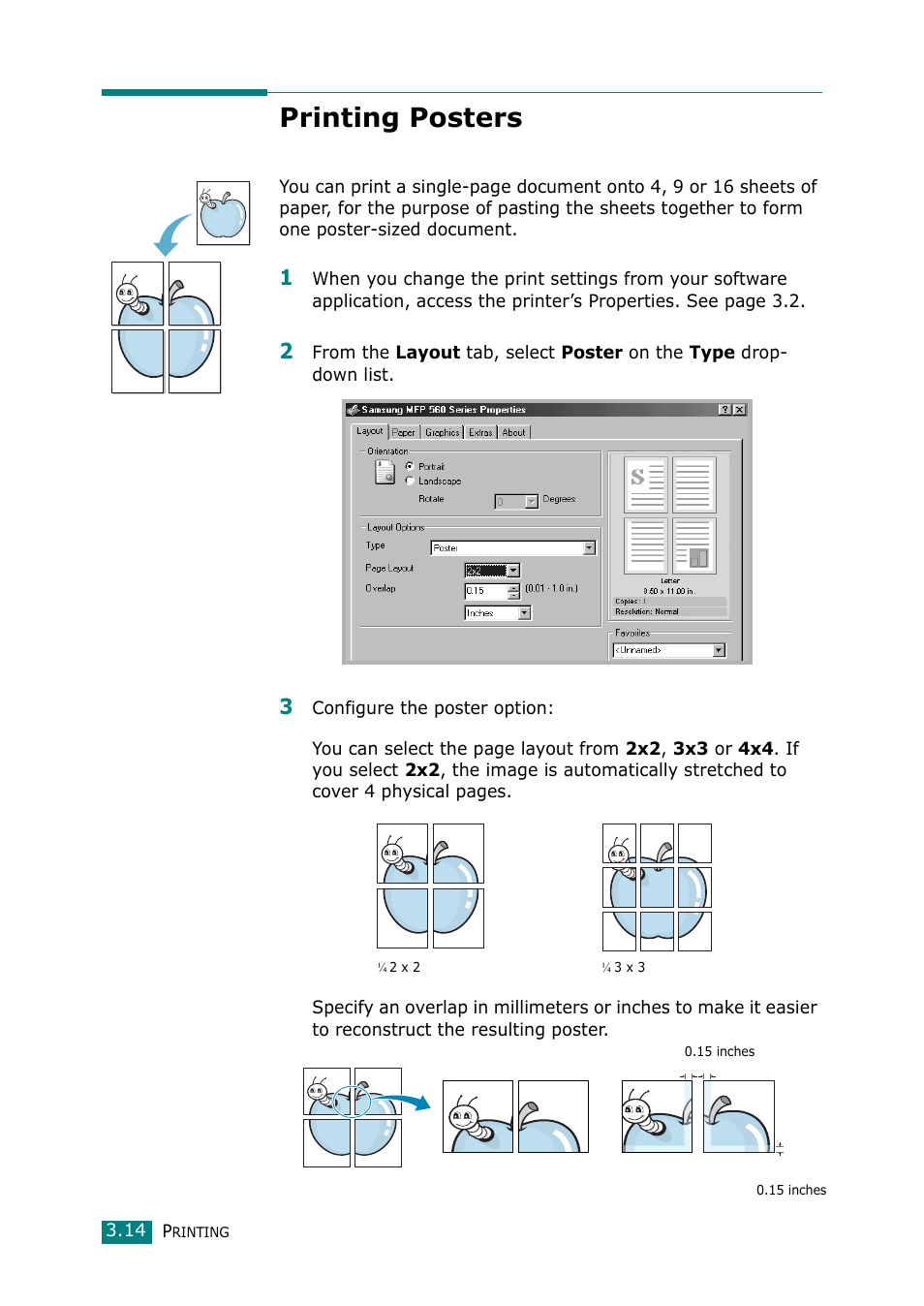 Printing posters | Muratec F-114 Series User Manual | Page 77 / 211