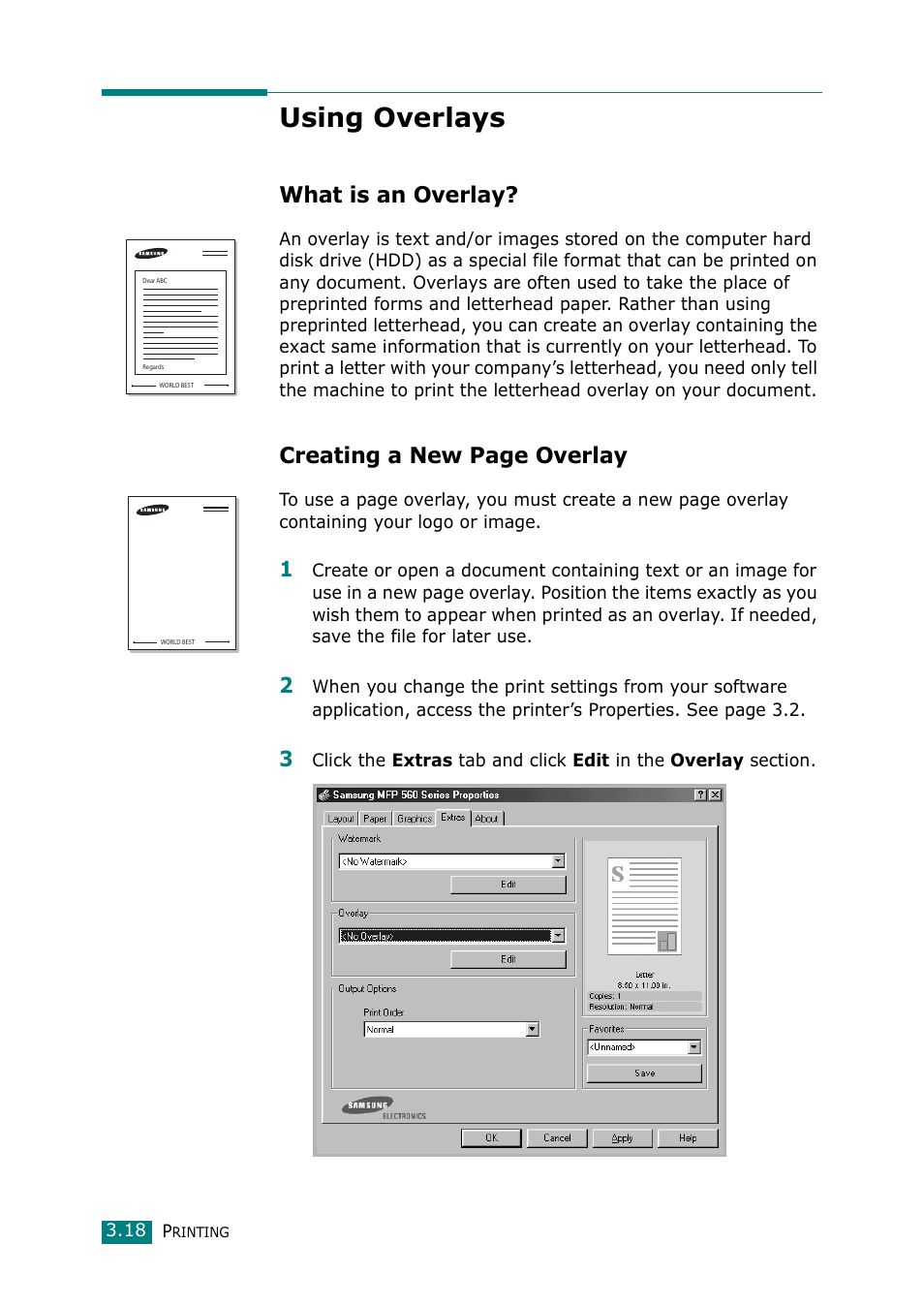 Using overlays, What is an overlay, Creating a new page overlay | Muratec F-114 Series User Manual | Page 81 / 211