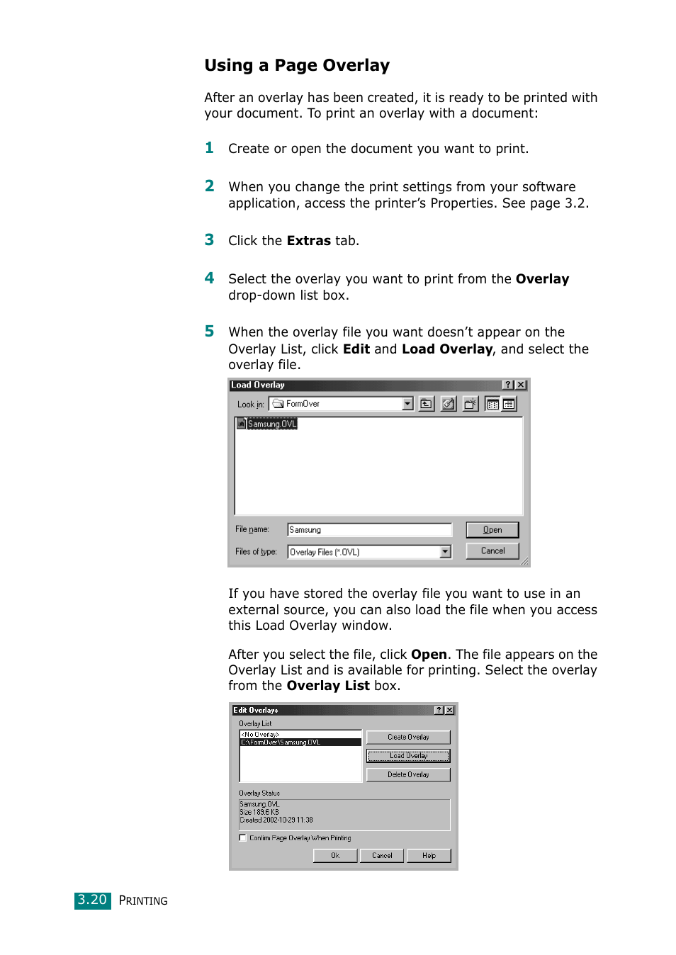 Using a page overlay | Muratec F-114 Series User Manual | Page 83 / 211
