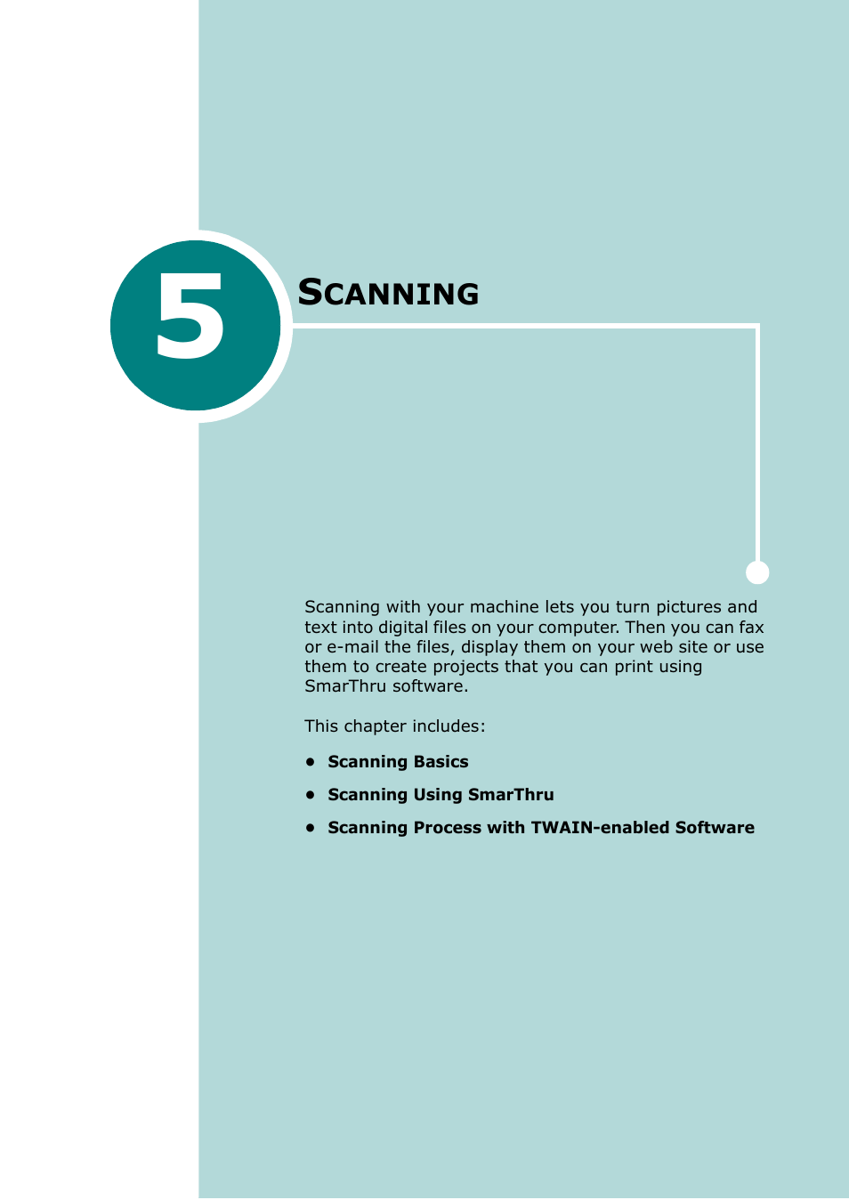 Scanning, Chapter 5 | Muratec F-114 Series User Manual | Page 96 / 211
