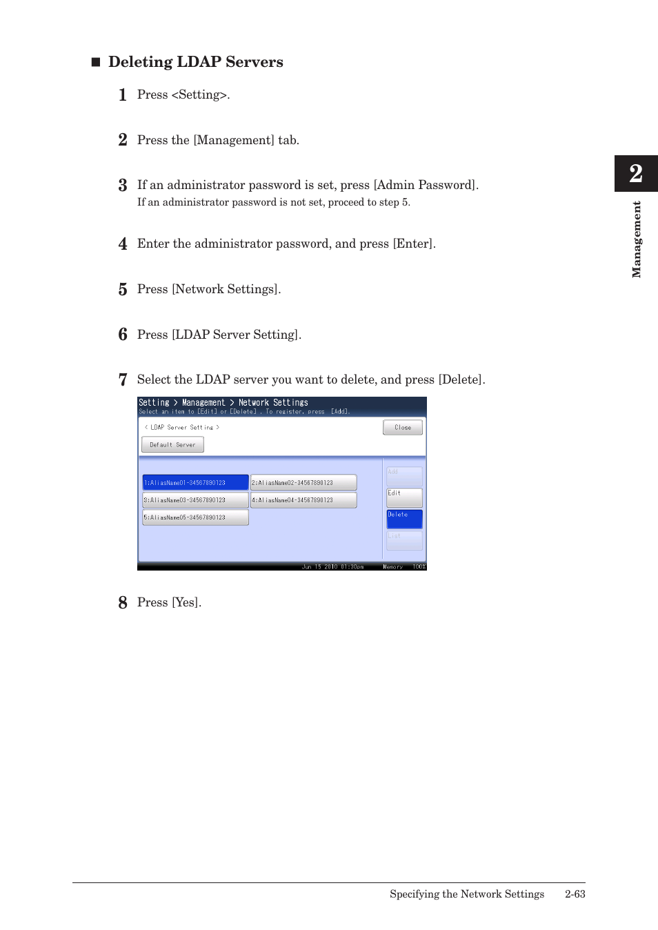 Muratec QUADACCESS MFX-2590 User Manual | Page 112 / 165