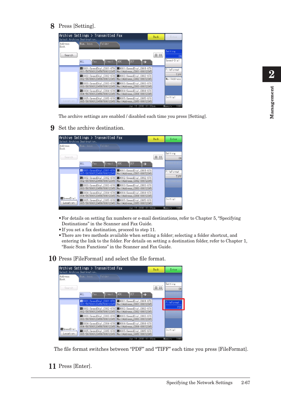 Muratec QUADACCESS MFX-2590 User Manual | Page 116 / 165
