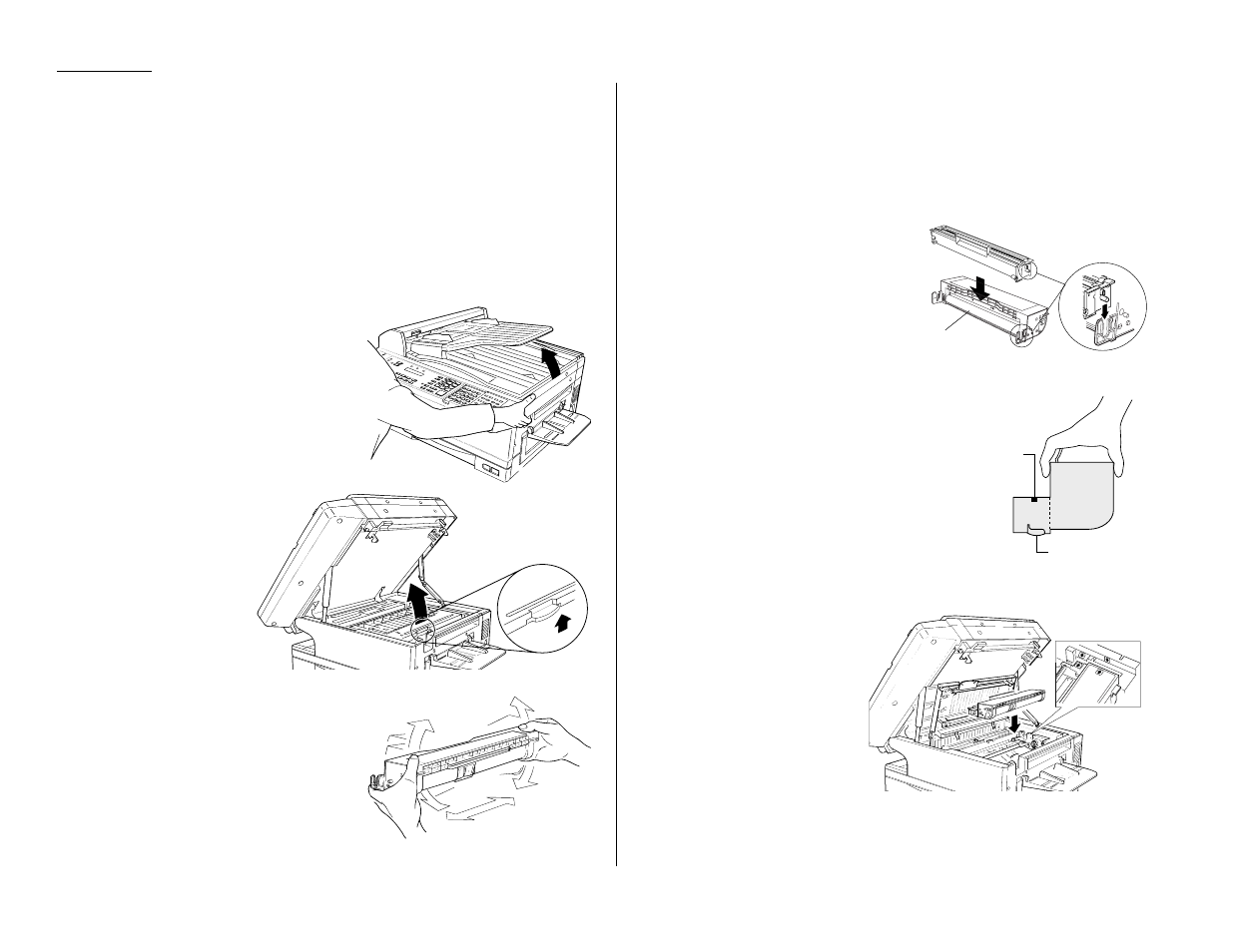 Installing the printing supplies | Muratec MFX-1500E User Manual | Page 20 / 142