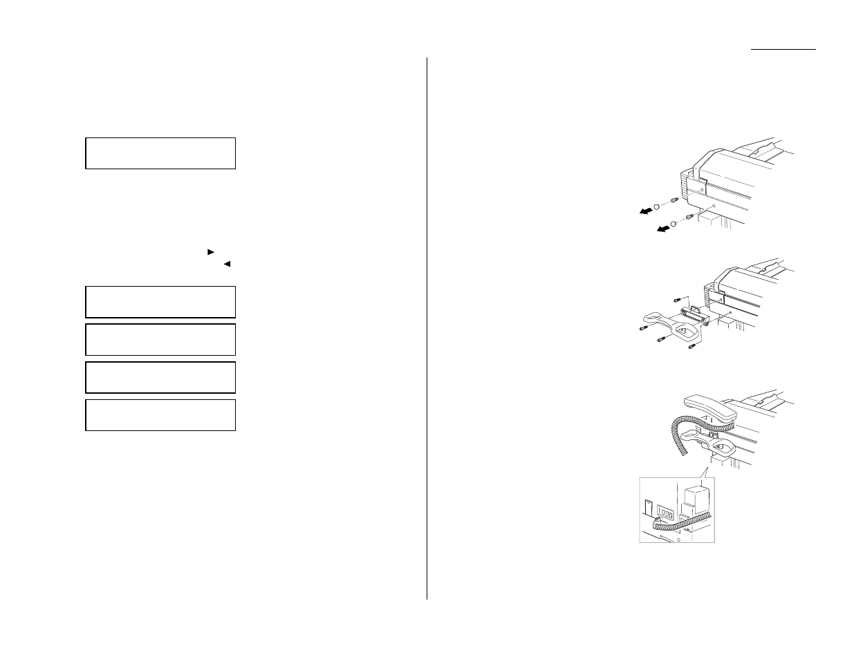Adjust the monitor speaker’s volume, Attaching an optional handset | Muratec MFX-1500E User Manual | Page 25 / 142
