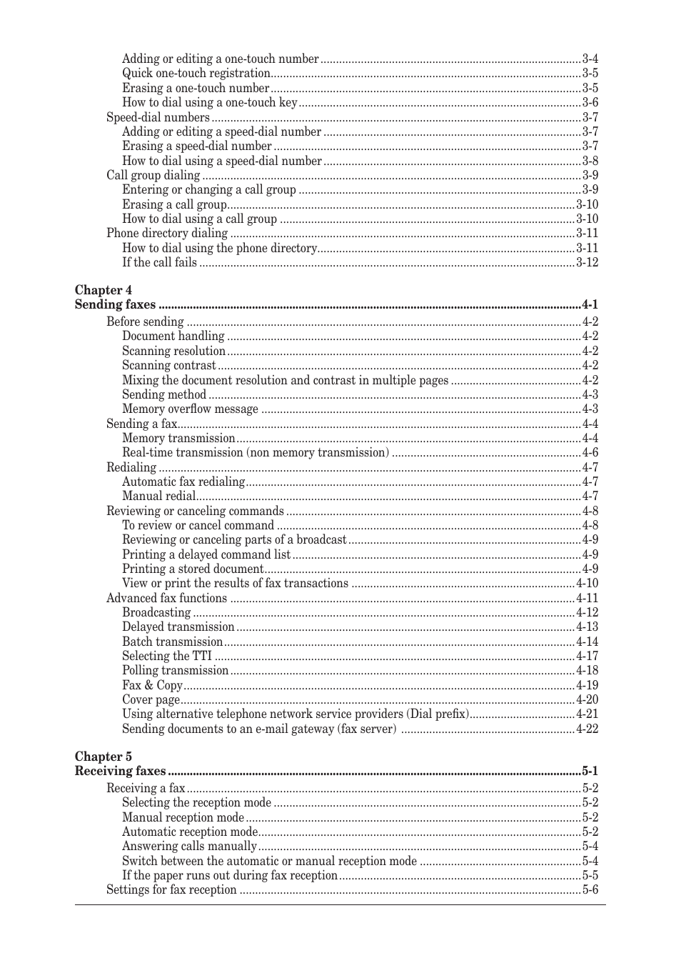 Muratec MFX-1350 User Manual | Page 5 / 197