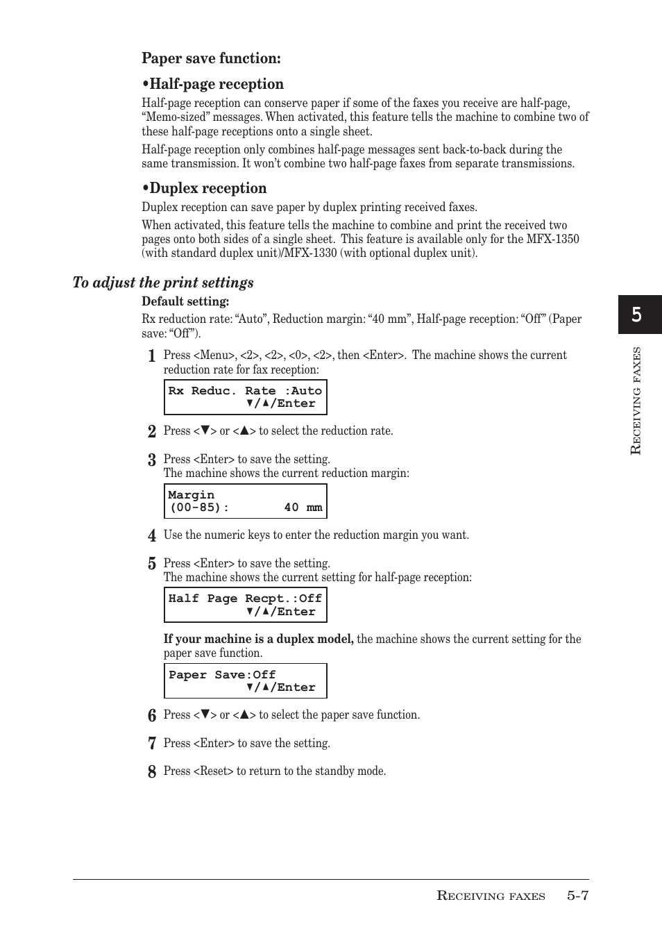 Muratec MFX-1350 User Manual | Page 96 / 197