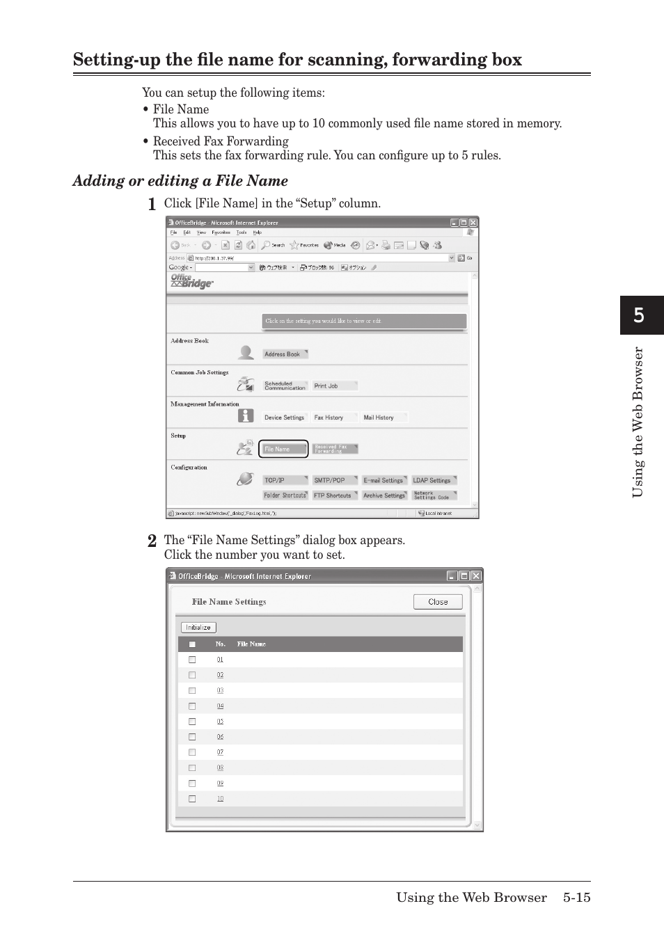 Muratec F-520 User Manual | Page 68 / 110
