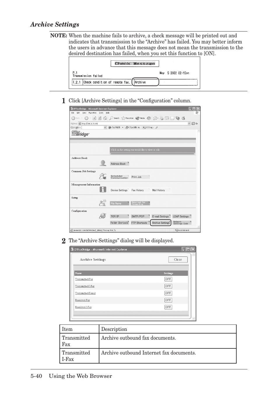 Muratec F-520 User Manual | Page 93 / 110