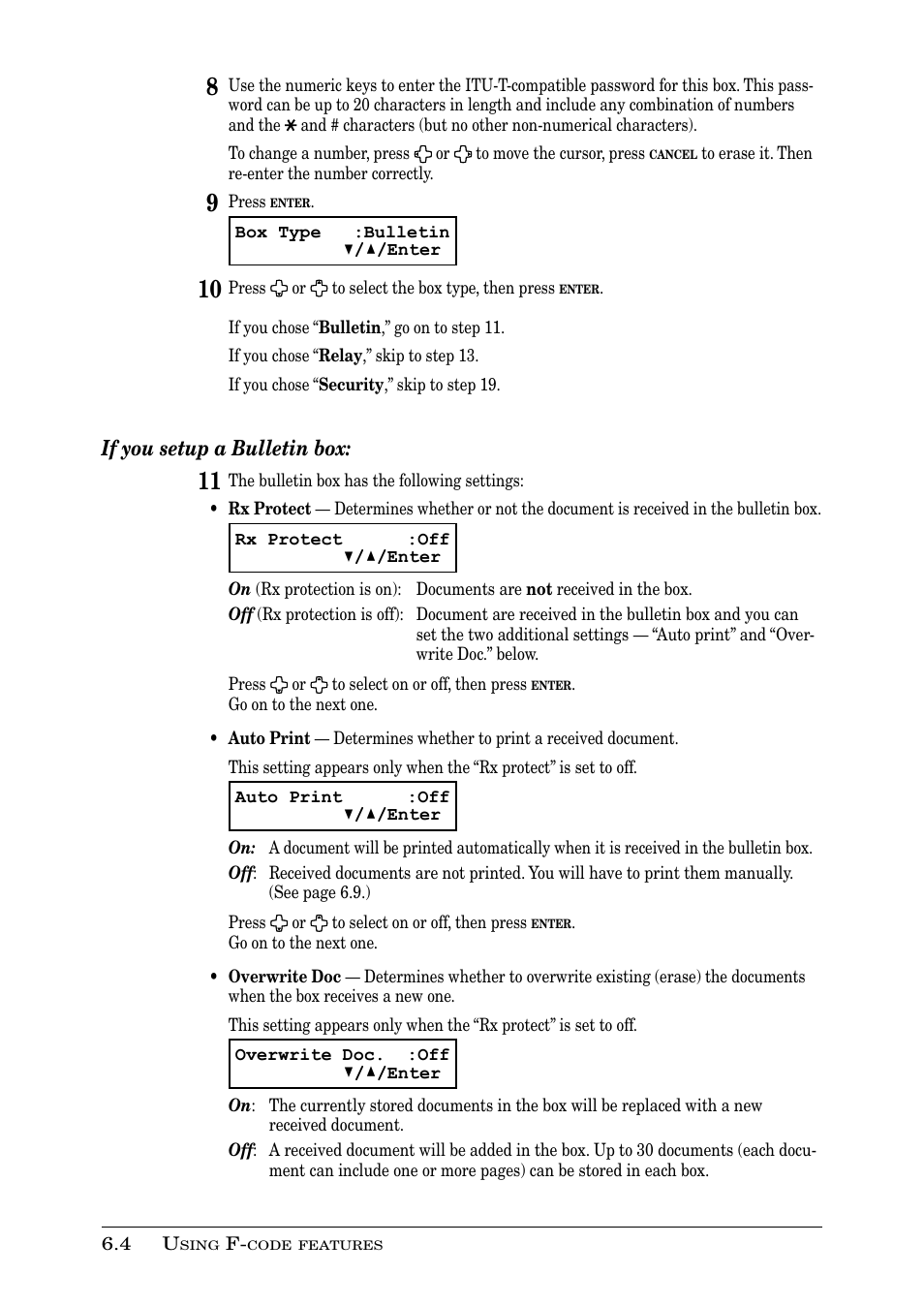Muratec PLAIN-PAPER DIGITAL FAX/COPIER/PRINTER/SCANNER MFX-1330 User Manual | Page 104 / 189