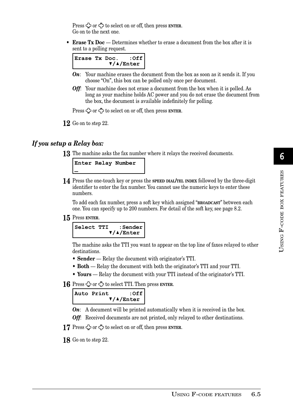 Muratec PLAIN-PAPER DIGITAL FAX/COPIER/PRINTER/SCANNER MFX-1330 User Manual | Page 105 / 189