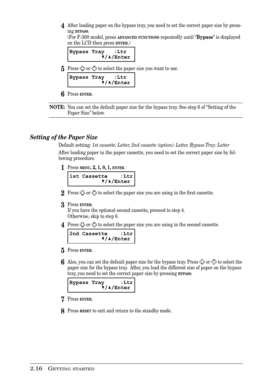 Muratec PLAIN-PAPER DIGITAL FAX/COPIER/PRINTER/SCANNER MFX-1330 User Manual | Page 52 / 189