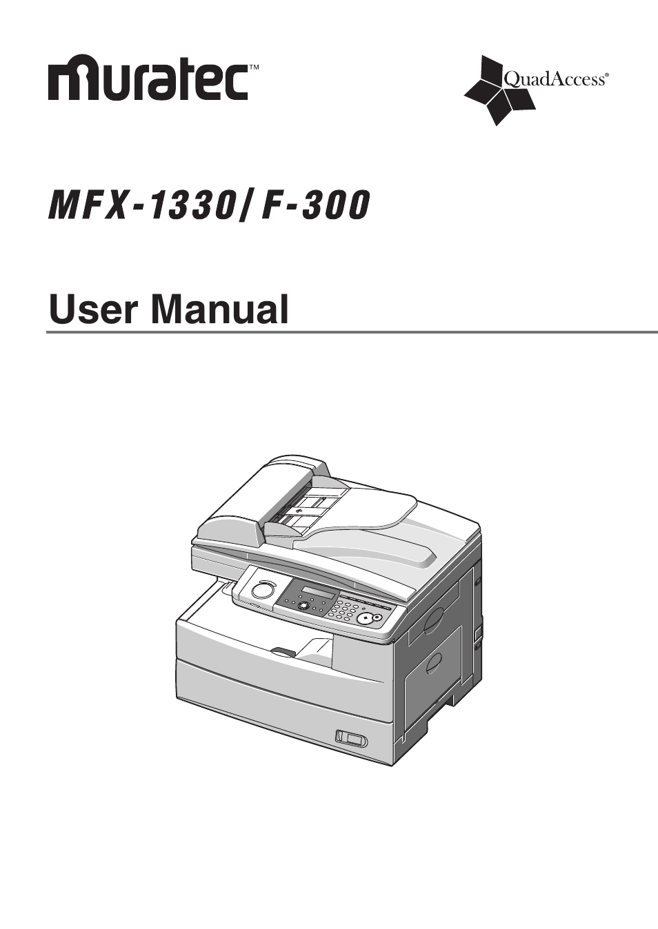 Muratec F-300 User Manual | 191 pages