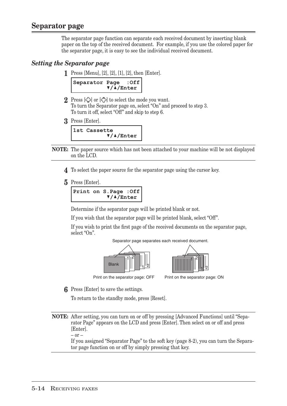 Separator page | Muratec F-300 User Manual | Page 100 / 191