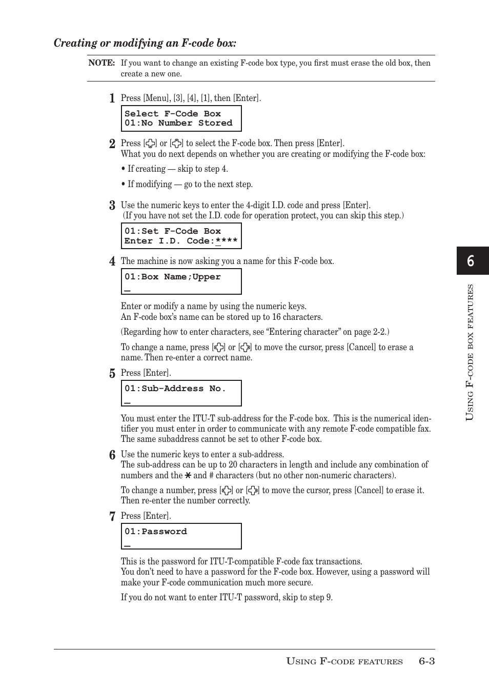 Muratec F-300 User Manual | Page 103 / 191