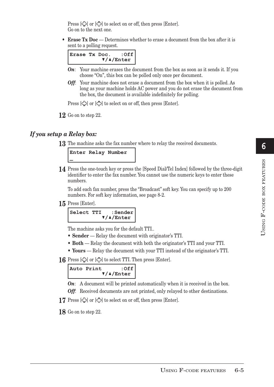 Muratec F-300 User Manual | Page 105 / 191