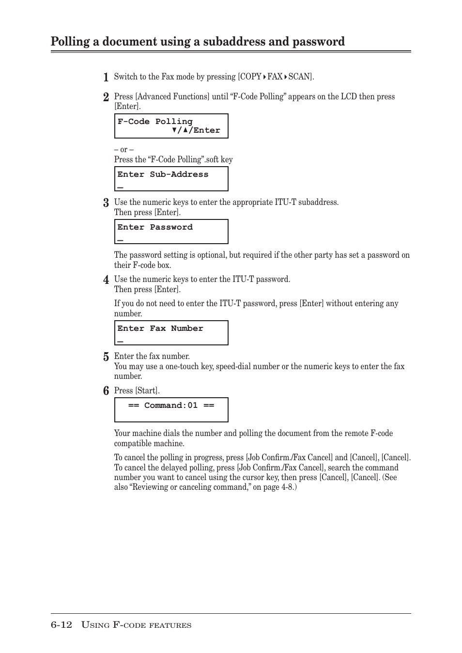 Muratec F-300 User Manual | Page 112 / 191