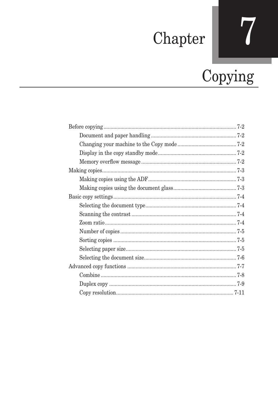Chapter copying | Muratec F-300 User Manual | Page 113 / 191