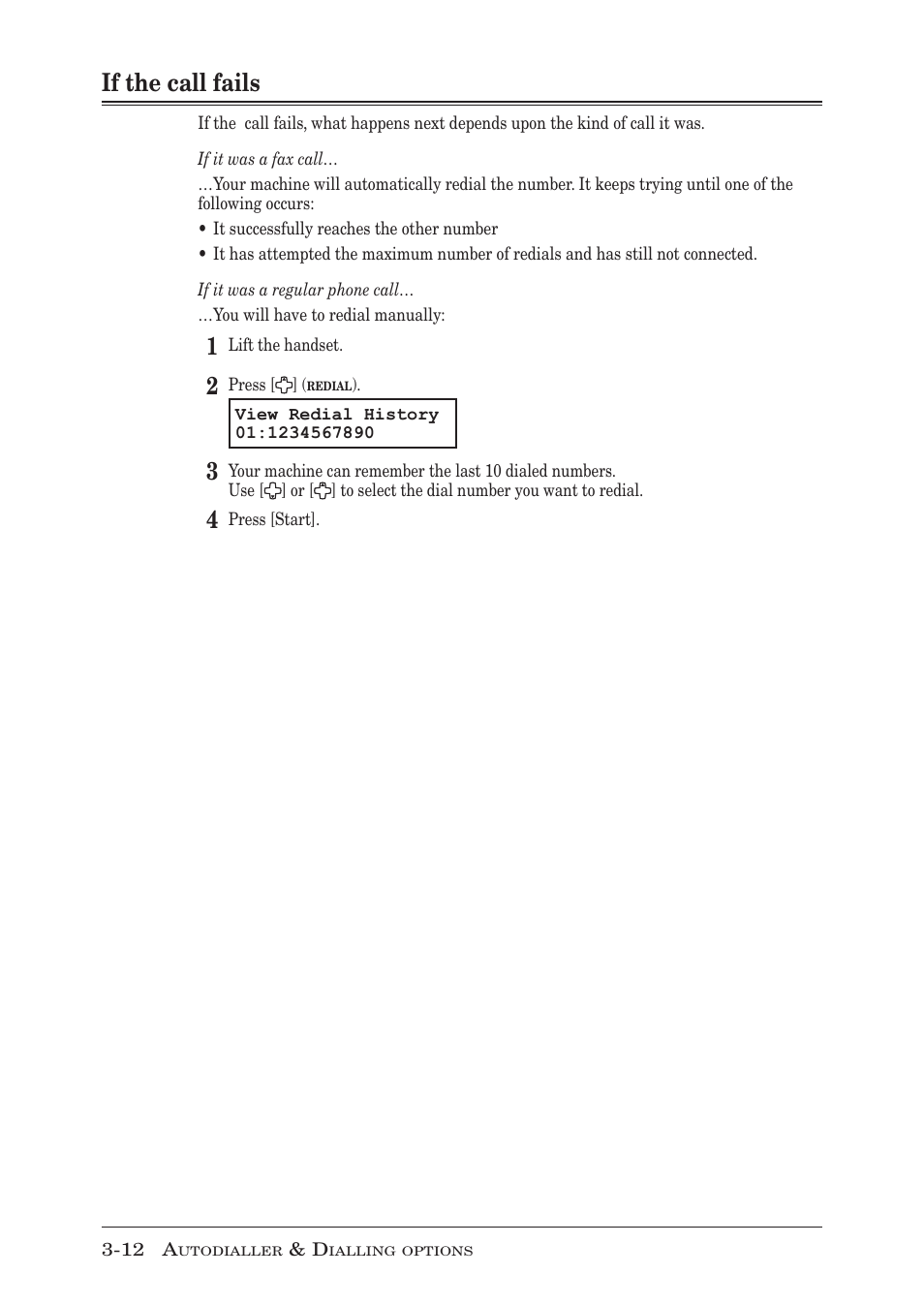 If the call fails | Muratec F-300 User Manual | Page 64 / 191