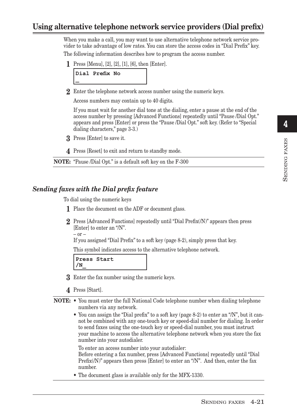 Muratec F-300 User Manual | Page 85 / 191