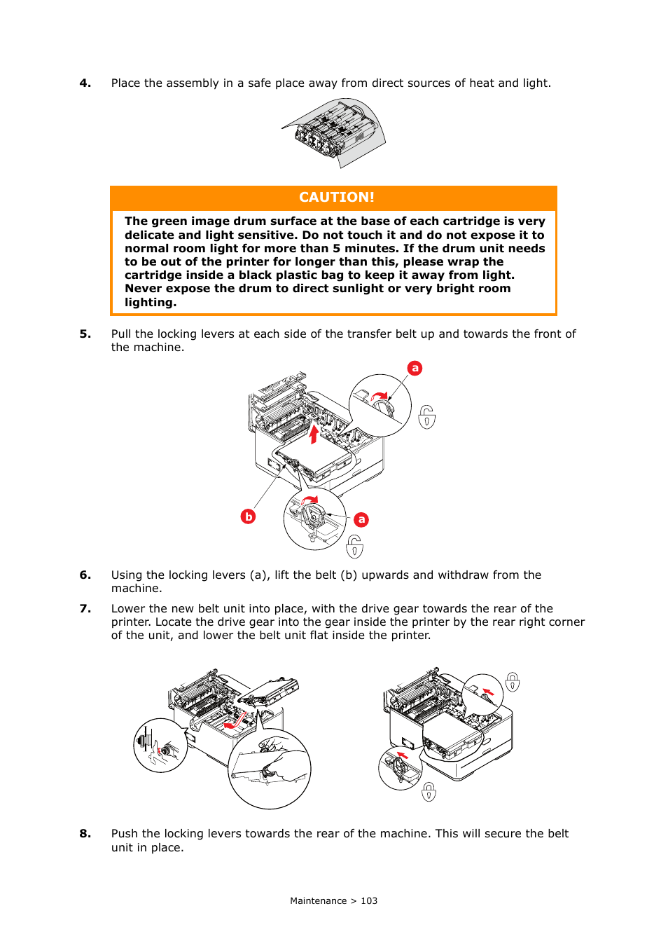 Caution | Muratec MFX-C2700 User Manual | Page 103 / 166