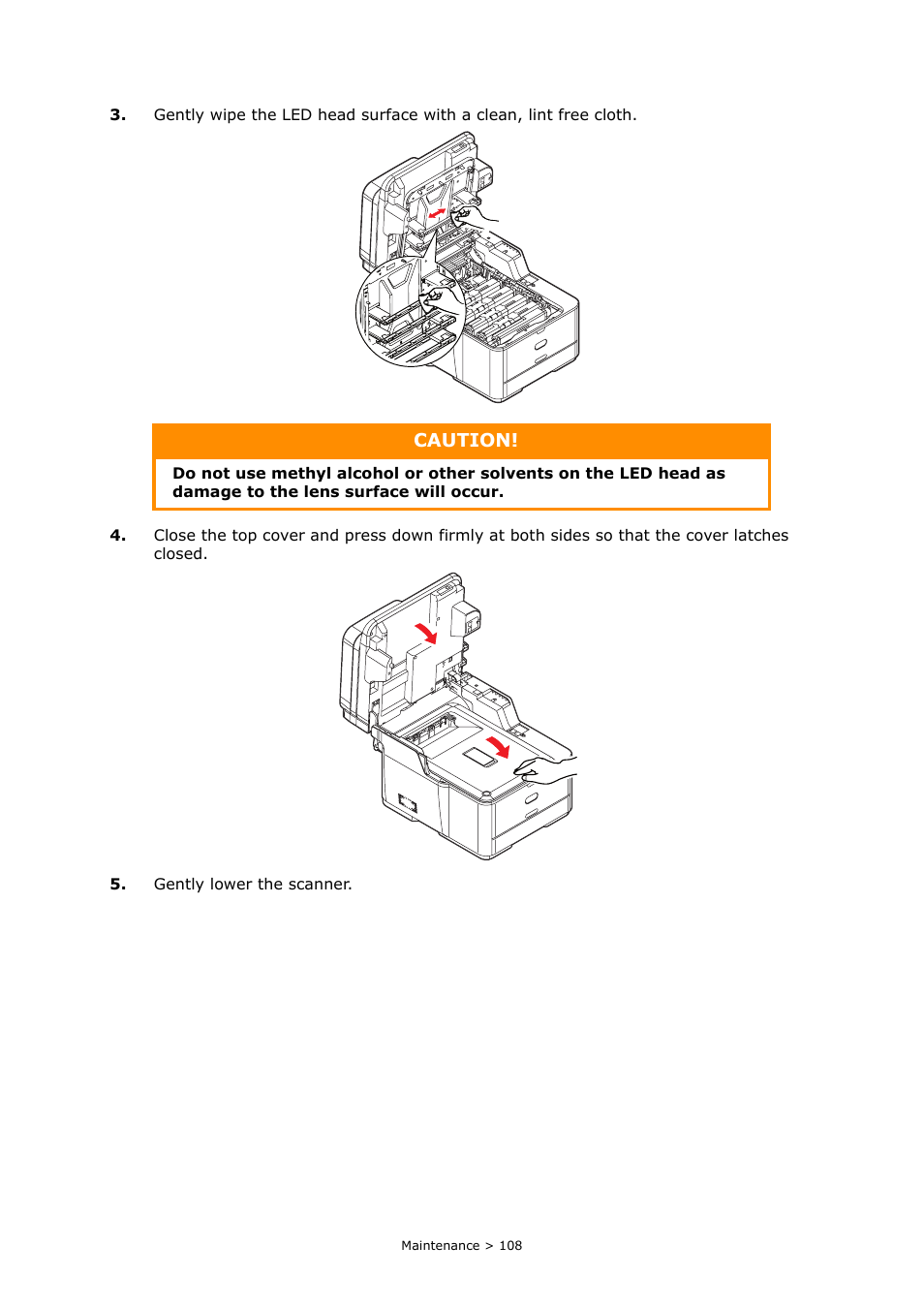 Caution | Muratec MFX-C2700 User Manual | Page 108 / 166