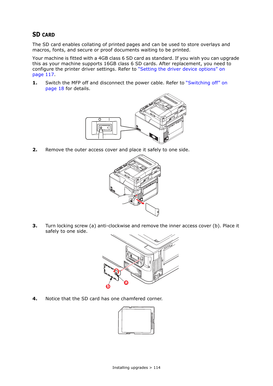 Sd card | Muratec MFX-C2700 User Manual | Page 114 / 166