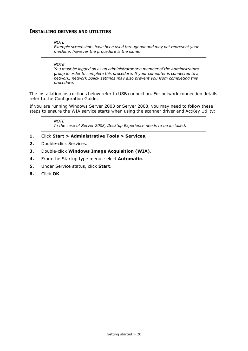 Installing drivers and utilities | Muratec MFX-C2700 User Manual | Page 20 / 166