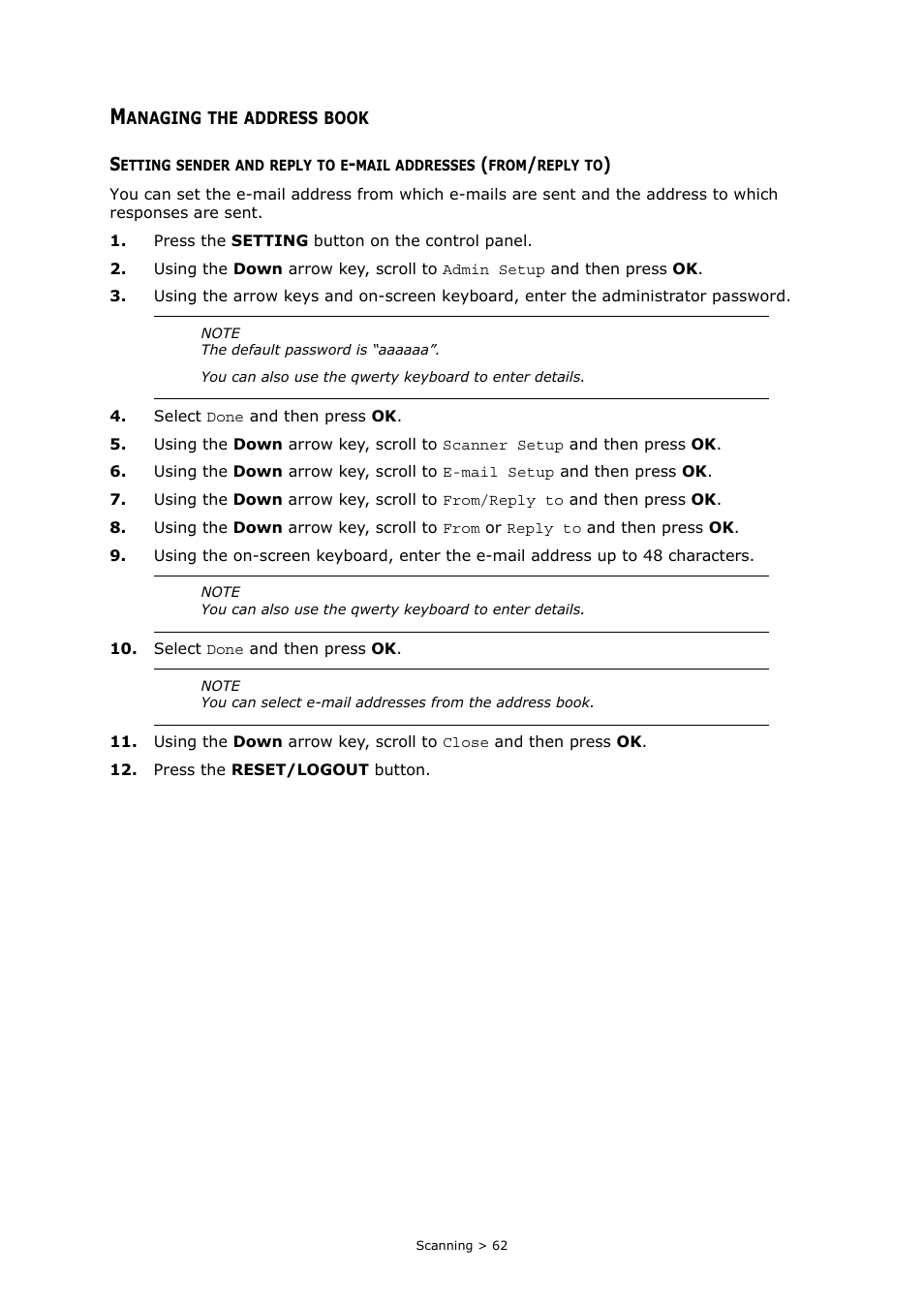 Managing the address book, Refer to, Managing the address | Muratec MFX-C2700 User Manual | Page 62 / 166